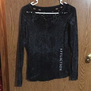 Affliction Long Sleeve Cross
